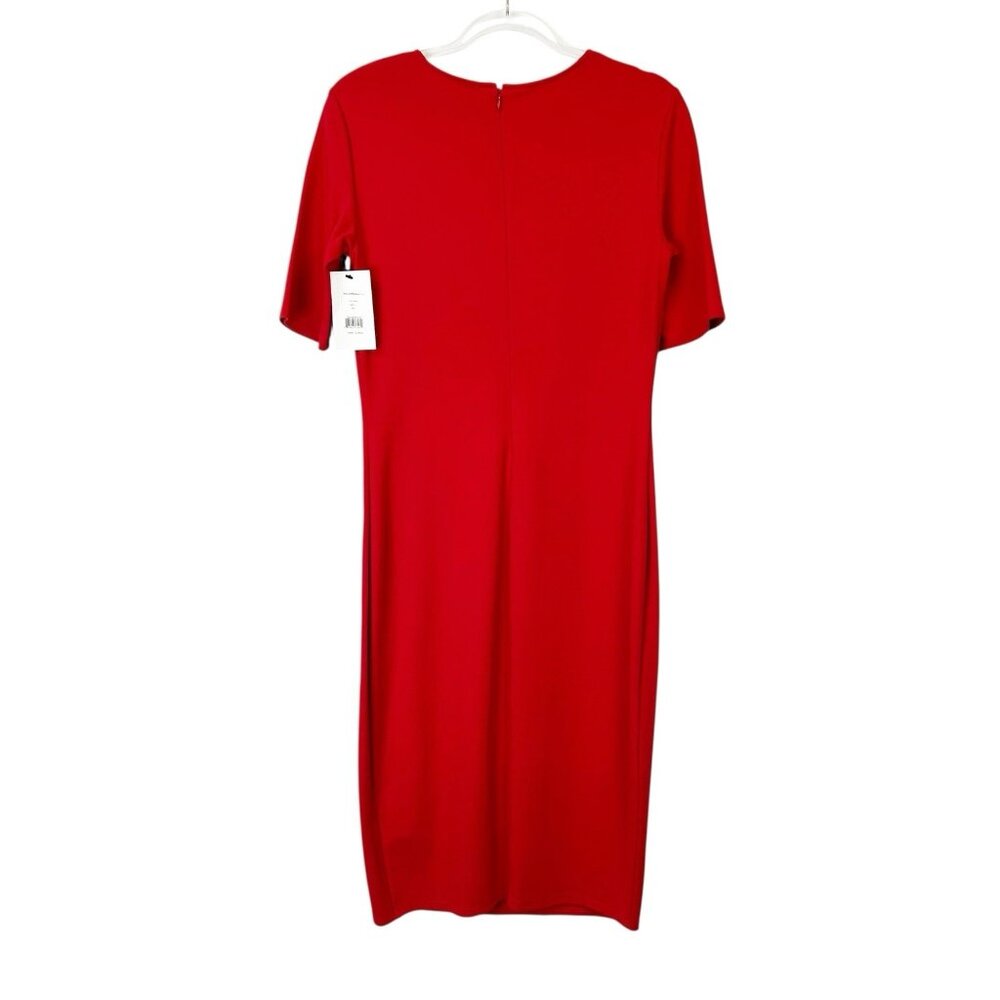 NEW‎ Bailey 44 Red Bodycon Dress Women’s Size Large Midi - Picture 2 of 10